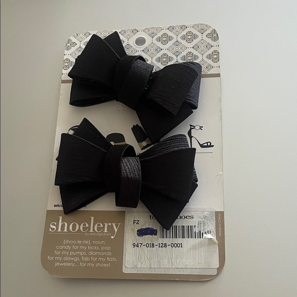 Black Bow Kids Accessory